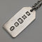 1977 British sterling silver jubilee ingot pendant and sterling silver chain, total weight 43g CJ